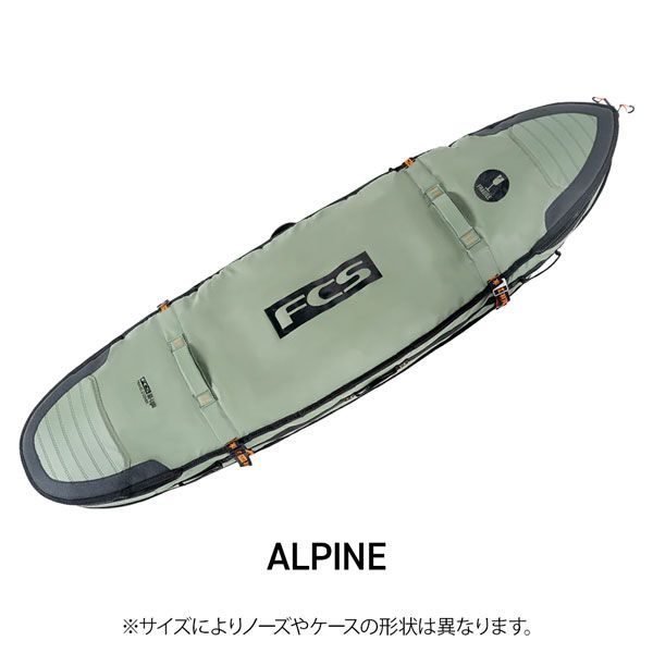 エフシーエス ボードケース FCS TRAVEL 2 SHORTBOARD/FISH 6'0 ALPINE
