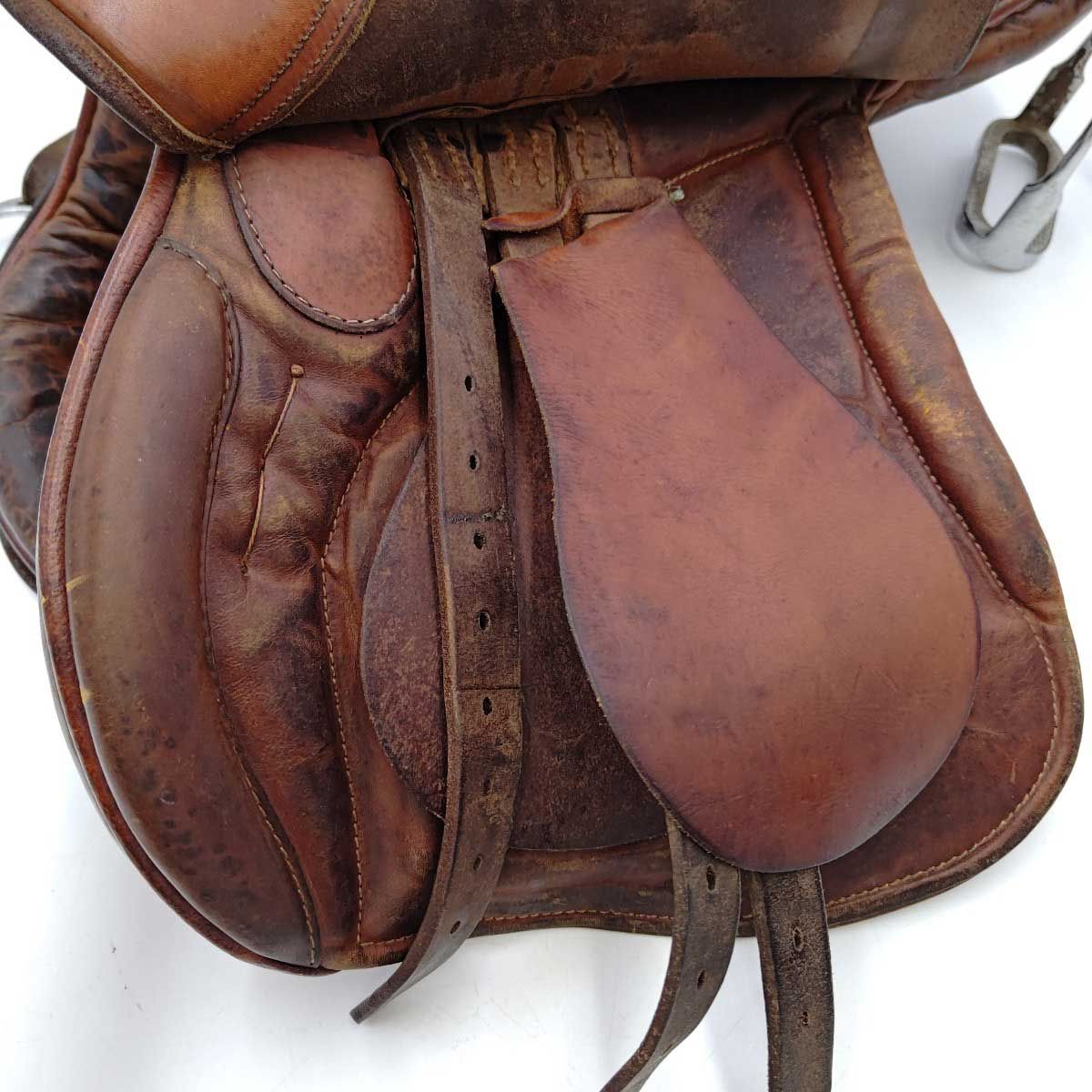 John Leckie &amp; Co. 乗馬用 障害鞍 ジャンピングサドル ヴィンテージ アンティーク ※サイズ等不明 英国製 Walsall John Leckie & Co. 乗馬用 障害鞍 ジャンピングサドル ヴィンテージ