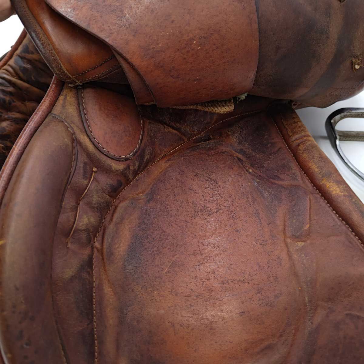 John Leckie &amp; Co. 乗馬用 障害鞍 ジャンピングサドル ヴィンテージ アンティーク ※サイズ等不明 英国製 Walsall John Leckie & Co. 乗馬用 障害鞍 ジャンピングサドル ヴィンテージ