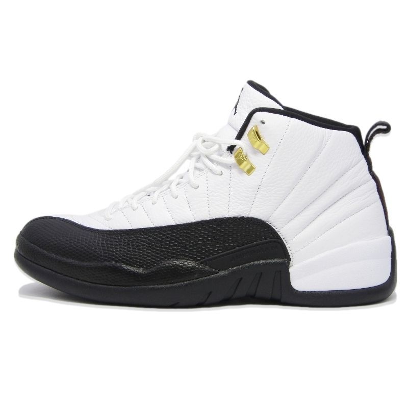 美品 NIKE ナイキ 29cm AIR JORDAN 12 RETRO CT8013-117 復刻 エアジョーダン12 レトロ タクシー WHITE/BLACK-TAXI 18002069