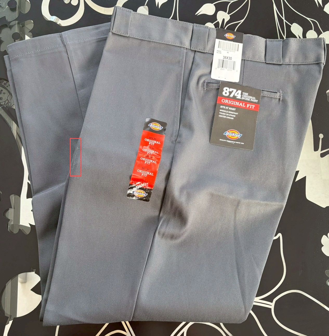 新品・タグ付】Dickies 874 ワークパンツ W38×L30 チャコールグレー