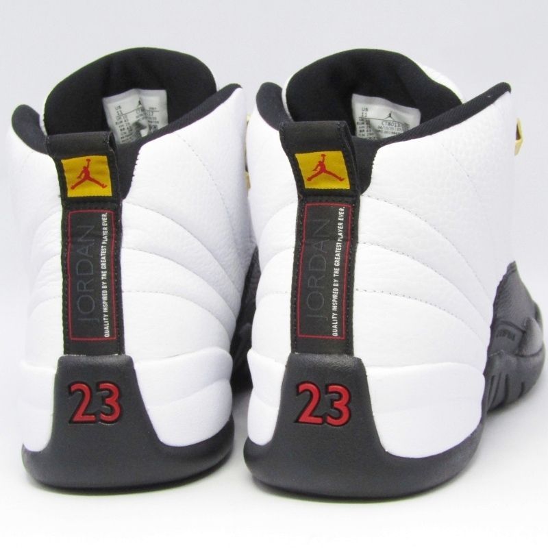 美品 NIKE ナイキ 29cm AIR JORDAN 12 RETRO CT8013-117 復刻 エアジョーダン12 レトロ タクシー WHITE/BLACK-TAXI 18002069