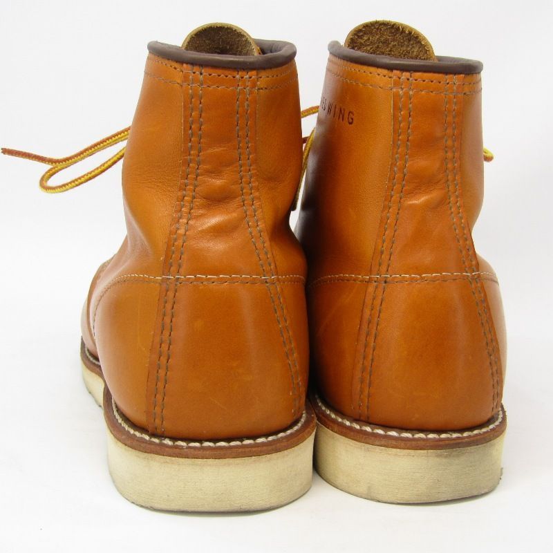 REDWING レッドウィング US8.5E 26.5cm モックトゥ 9875 復刻四角犬