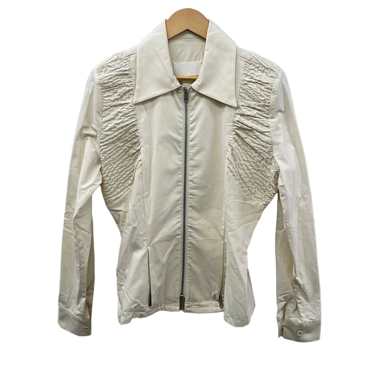 Maison Margiela(メゾンマルジェラ) ジャケット サイズ38 M レディース美品 - アイボリー 長袖/ジップアップ/春/秋