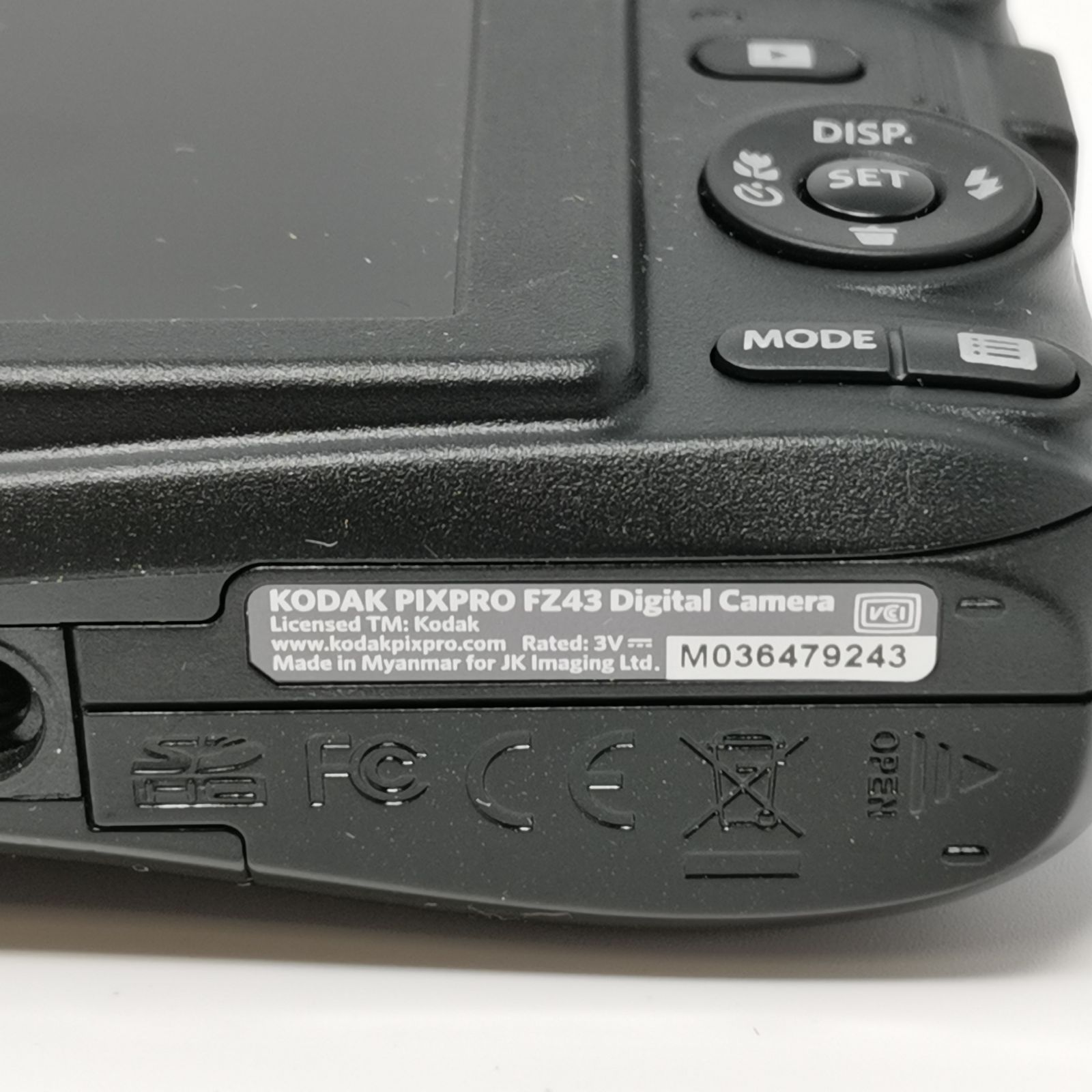 KODAK PIXPRO FZ43 カメラ コンデジ 電池式 動作確認済み SDカードなし