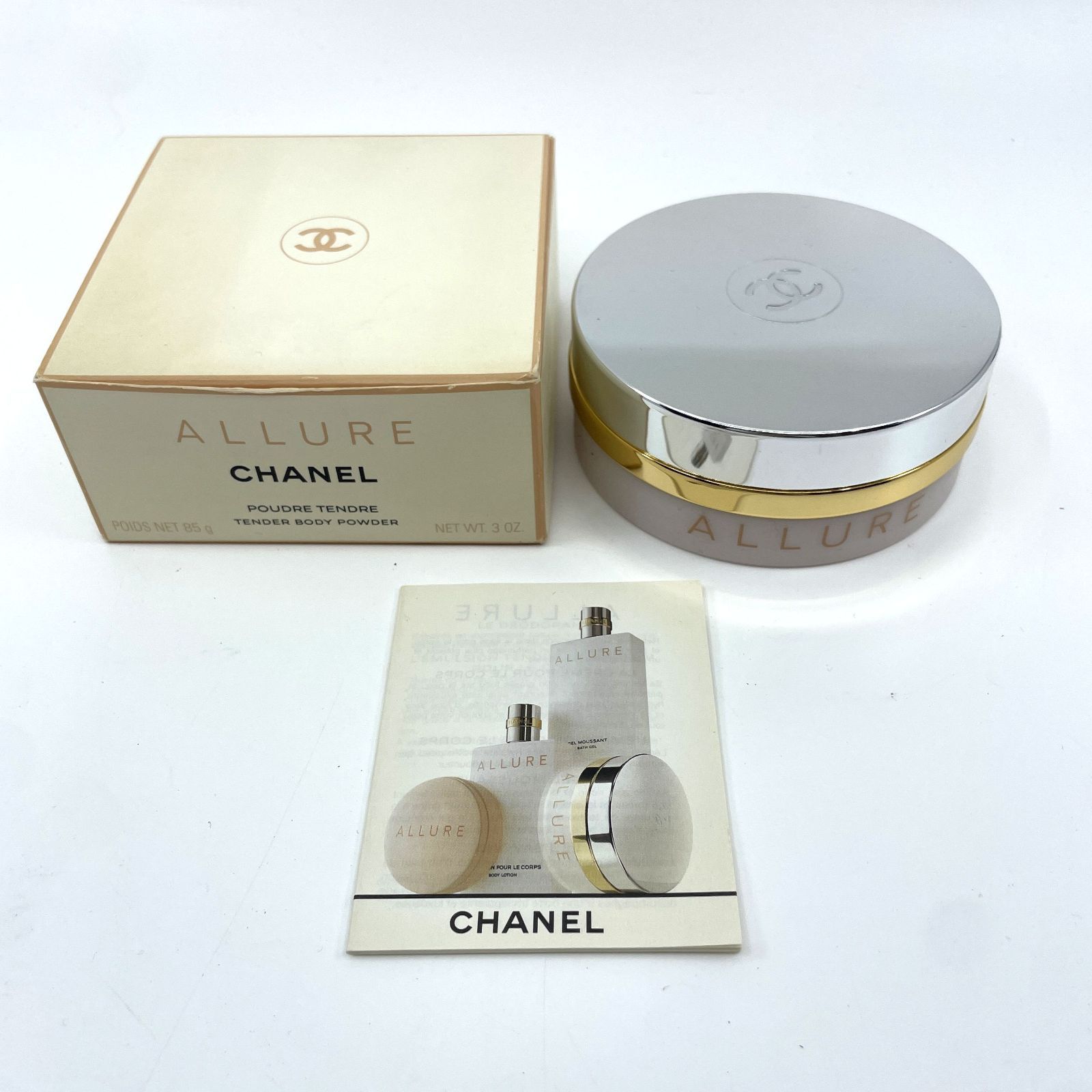 新品未開封 廃盤 入手困難 CHANEL アリュール ボディパウダー CHANEL シャネル 廃盤 希少 ALLURE アリュール ボディ パウダー 85g