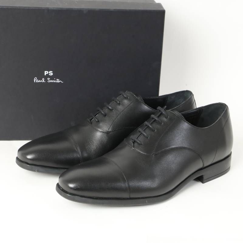 新品 Paul Smith ポールスミス ストレートチップレザーシューズ ビジネスシューズ 本革 ドレスシューズ 革靴 / 553818 COVES 24.5cm # 217