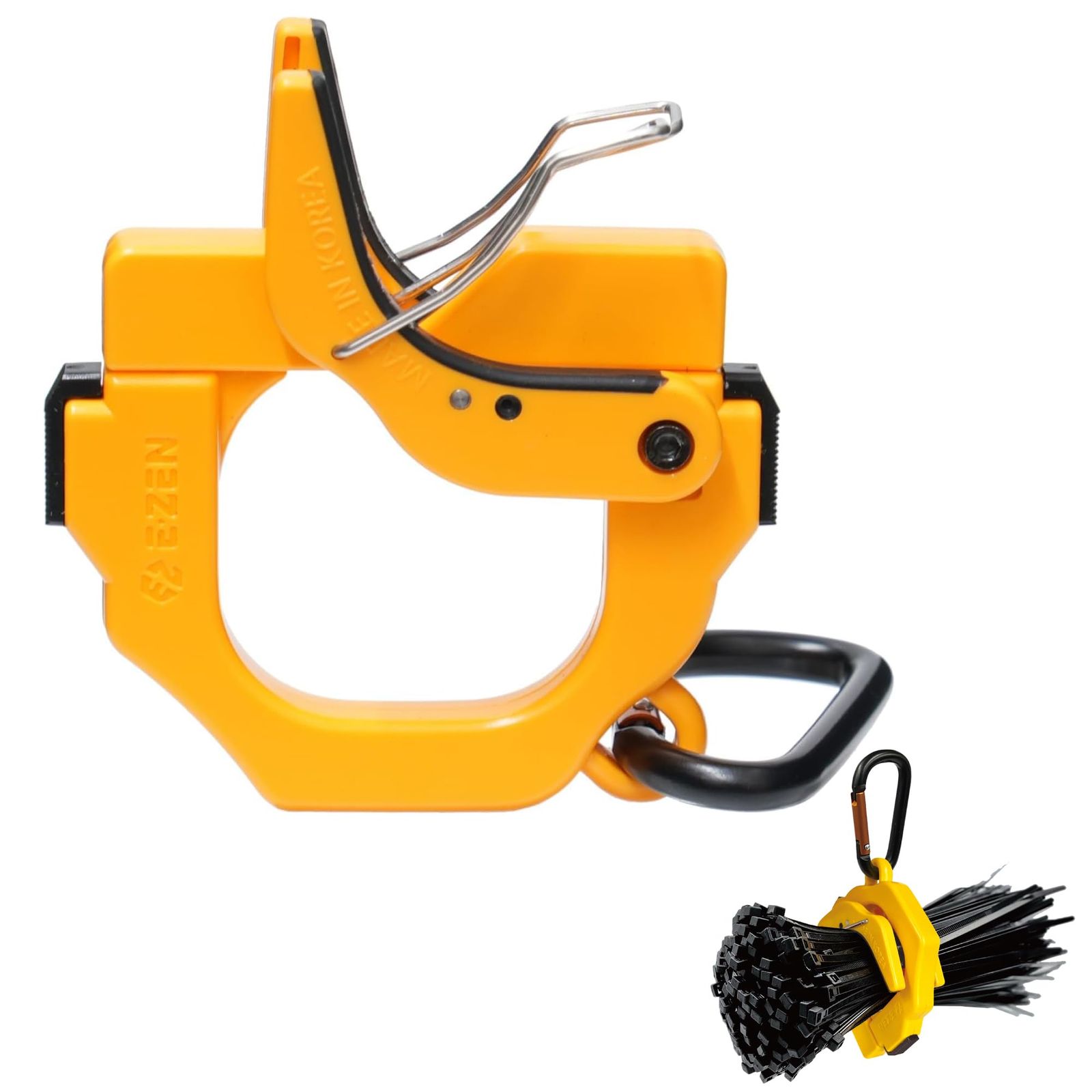 E-ZEN (イーゼン) EQ-100Y ワンタッチケーブルタイホルダー ONE TOUCH CABLE TIE HOLDER 結束バンドホルダーt