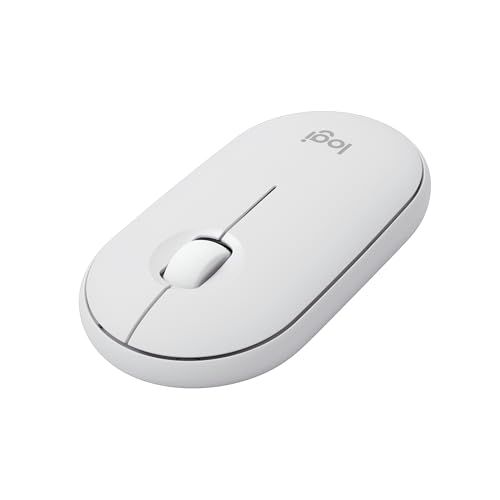 ロジクール ワイヤレスマウス PEBBLE MOUSE2 M350sOW 薄型 静音 Bluetooth Logi Bolt マウス 無線 ワイヤレス 左右対称 Easy-Switch 4000dpi 電池寿命24ケ月 windows mac Chrome t