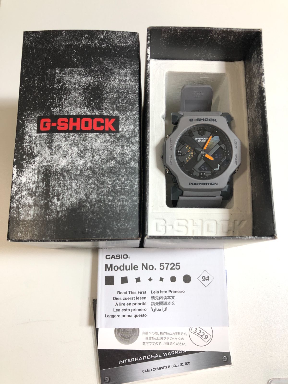 045091 G-SHOCK GA-2300 5725 腕時計 グレー CASIO カシオ 時計