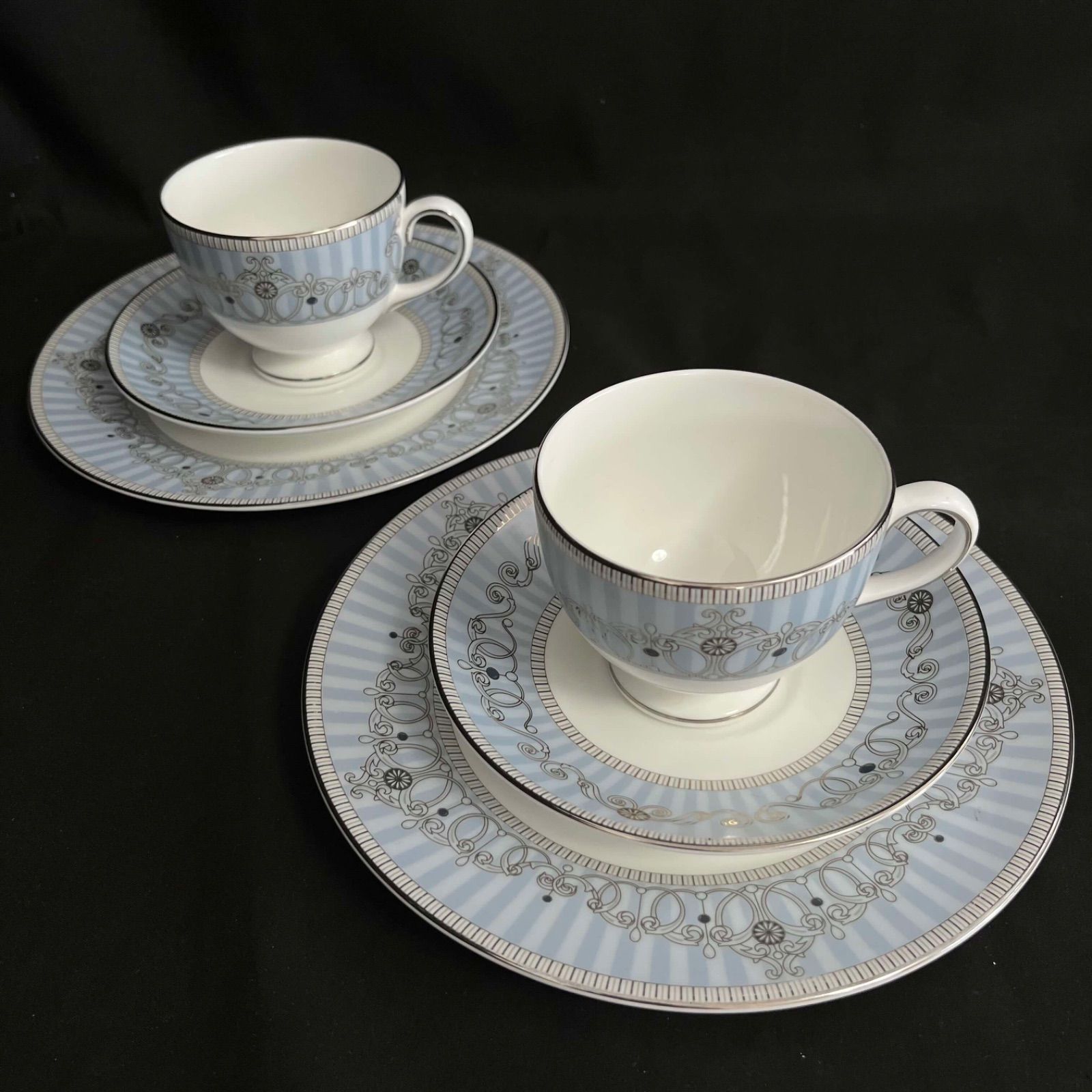T ウェッジウッド アレクサンドラ カップ ソーサー プレート 6点まとめ WEDGWOOD ALEXANDRA 皿 食器 アフタヌーンティーT2605144