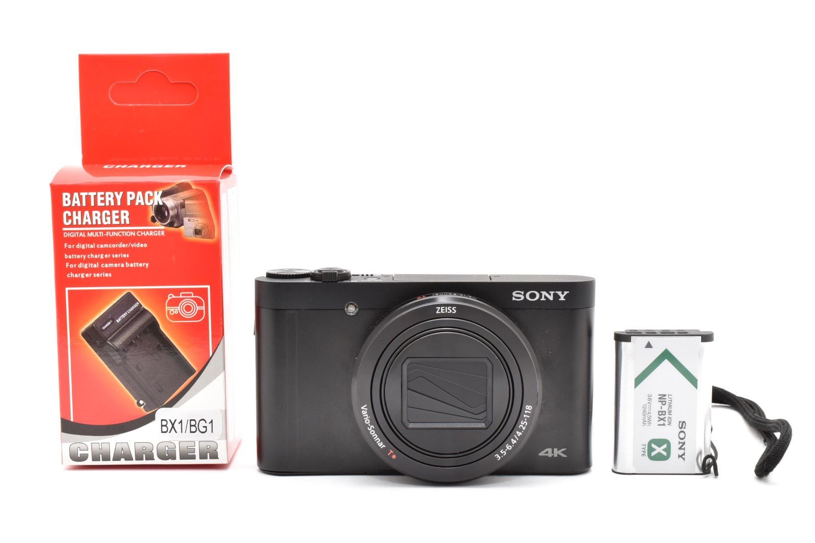 SONY ソニー Cyber-shot DSC-WX800 ブラック /3206 動作OK 返金保証