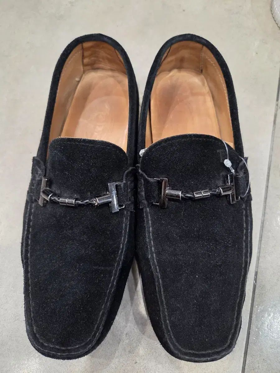 TOD'S トッズ スウェード ローファー ブラック 260