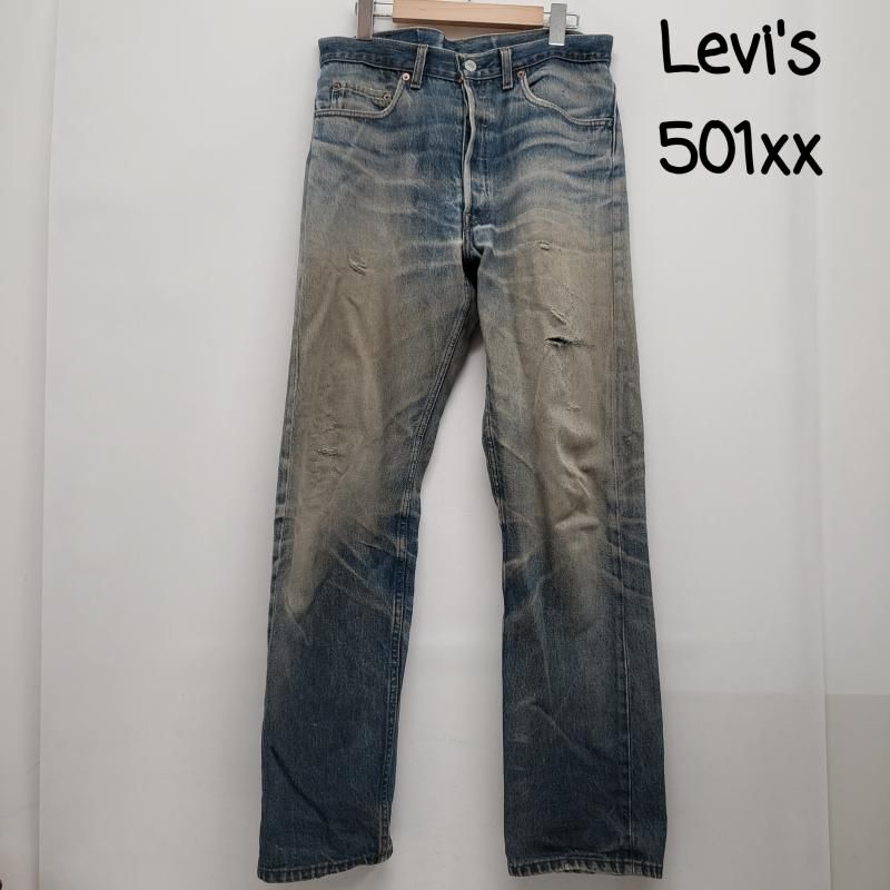 リーバイス ダメージ加工 501XX デニム ヴィンテージモデル メンズ 33インチ ISItems【USED】【古着】【中古】50159673