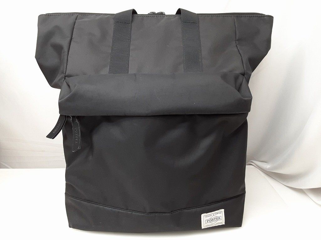 26k-175h【中古】PORTER GIRL ポーターガール リュック ブラック