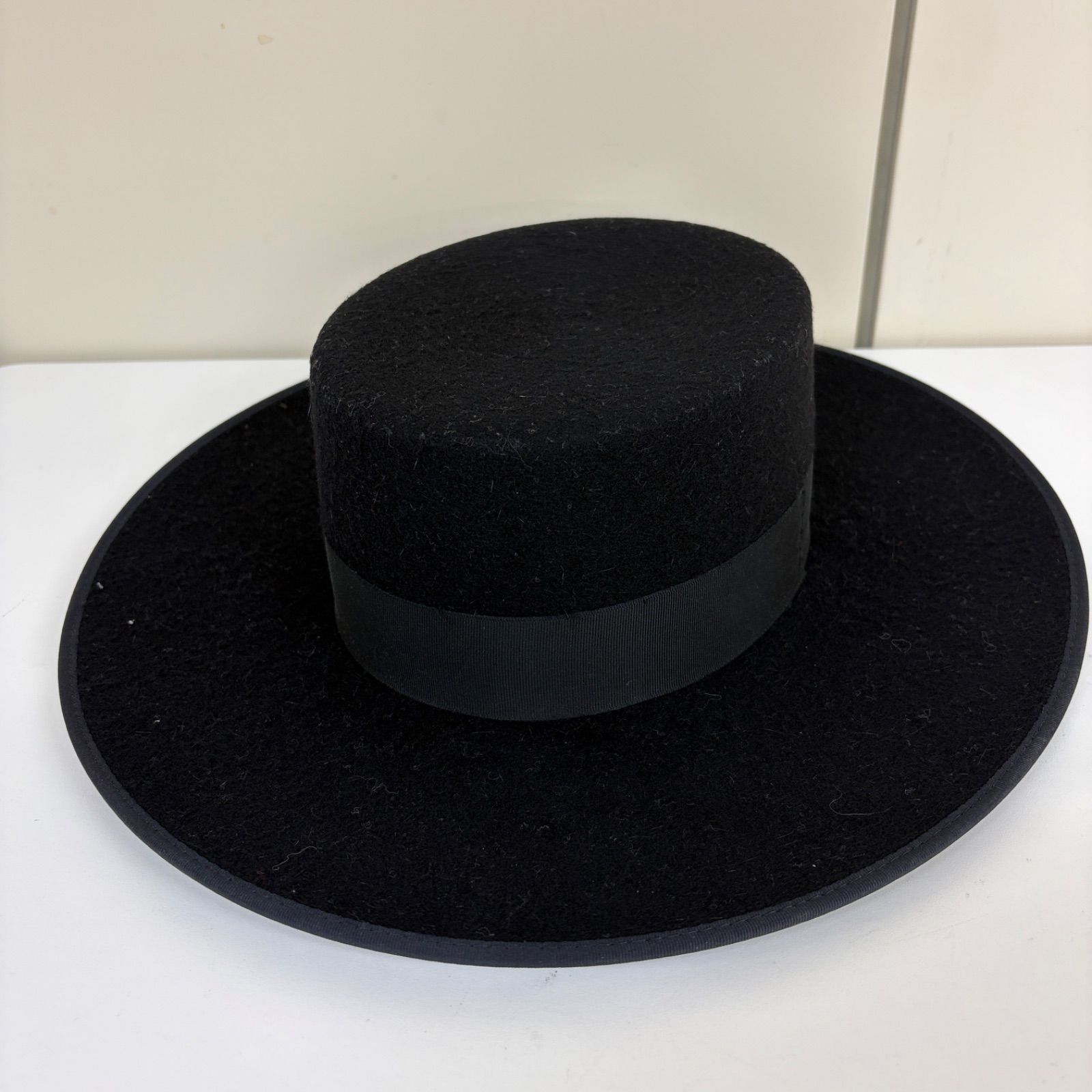フラメンコ　フェルナンデスルーチェ　コルドベス　黒ハット 55cm Fernandez Roche】コルドベス フラメンコ 帽子 ハット 黒 55サイズ