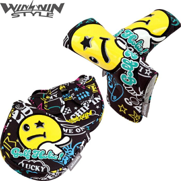 WINWIN STYLE ウィンウィンスタイル LUCKY CHARACTER NEW ラッキーキャラクター パターカバー　ピンタイプ用/マレットタイプ用