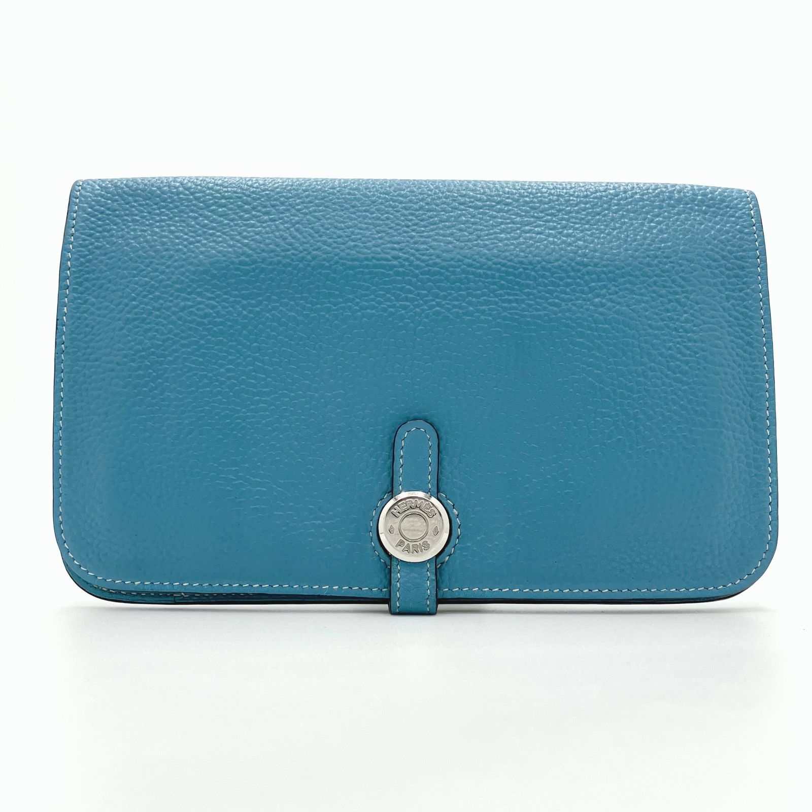 美品 HERMES エルメス ドゴンGM トリヨンクレマンス シルバー金具 二 