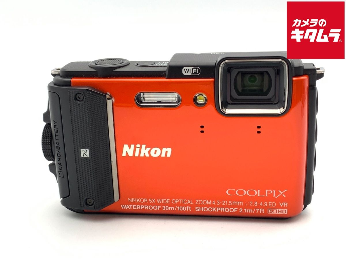 【中古】 【良品】 ニコン COOLPIX AW130OR オレンジ