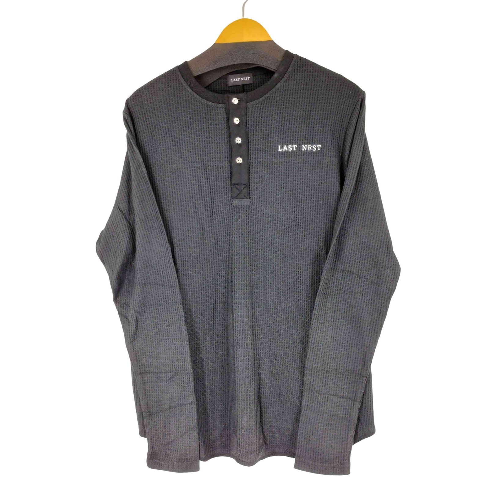ラストネスト LAST NEST Logo Emb Henry Neck メンズ JPN：L