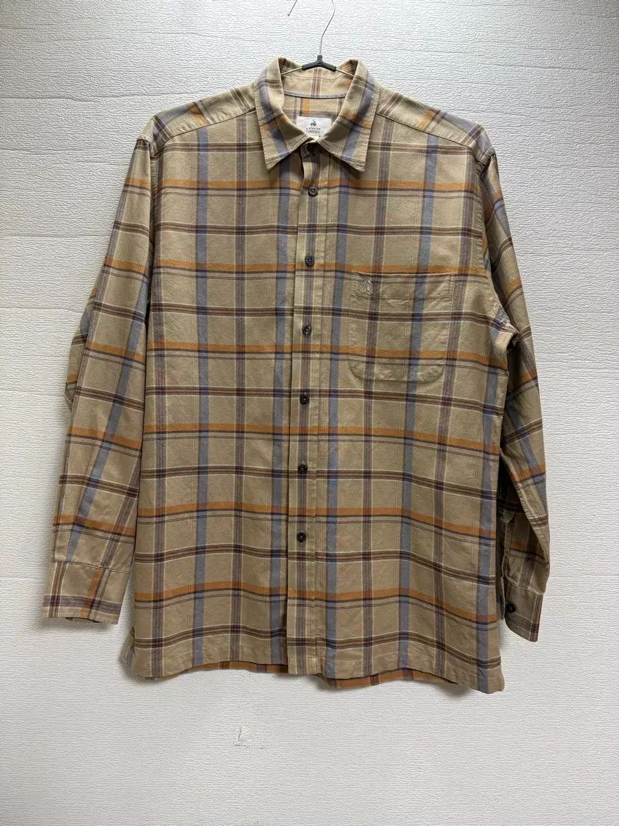 LANVIN PARIS ヴィンテージ CHECK 長袖 シャツ
