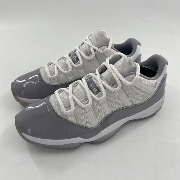 【中古】NIKE AIR JORDAN 11 Low Cement Grey スニーカー 29cm AV2187-140 グレー ホワイト ナイキ[10]