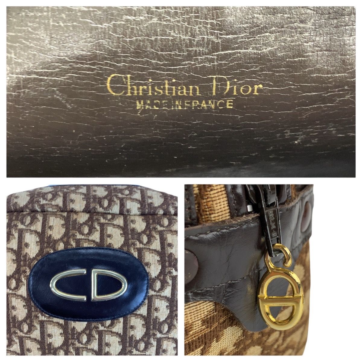 美品 Christian Dior クリスチャンディオール トロッター ベージュ