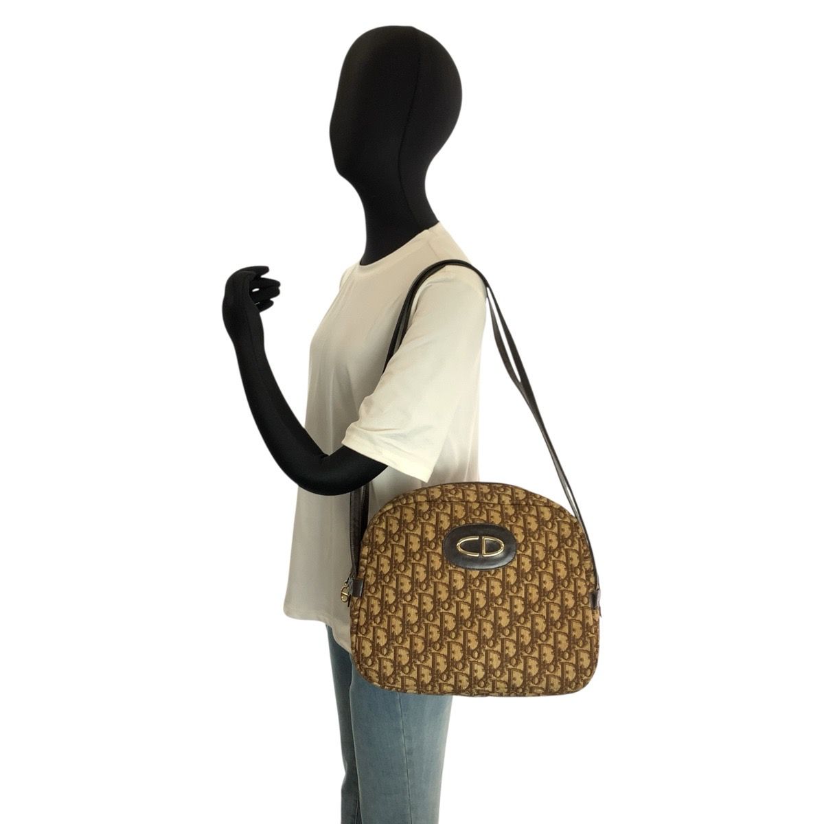 美品 Christian Dior クリスチャンディオール トロッター ベージュ 