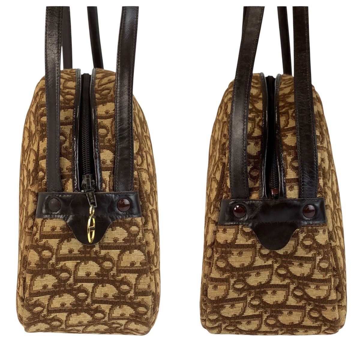 【希少・美品】Christian Dior トロッター ブラウン 美品 Christian Dior クリスチャンディオール トロッター ベージュ