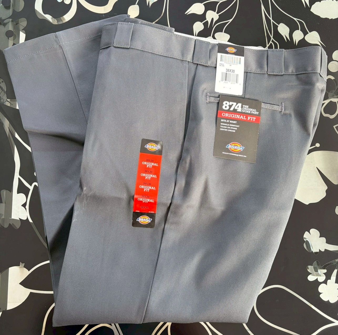 新品・タグ付】Dickies 874 ワークパンツ W38×L30 チャコールグレー 