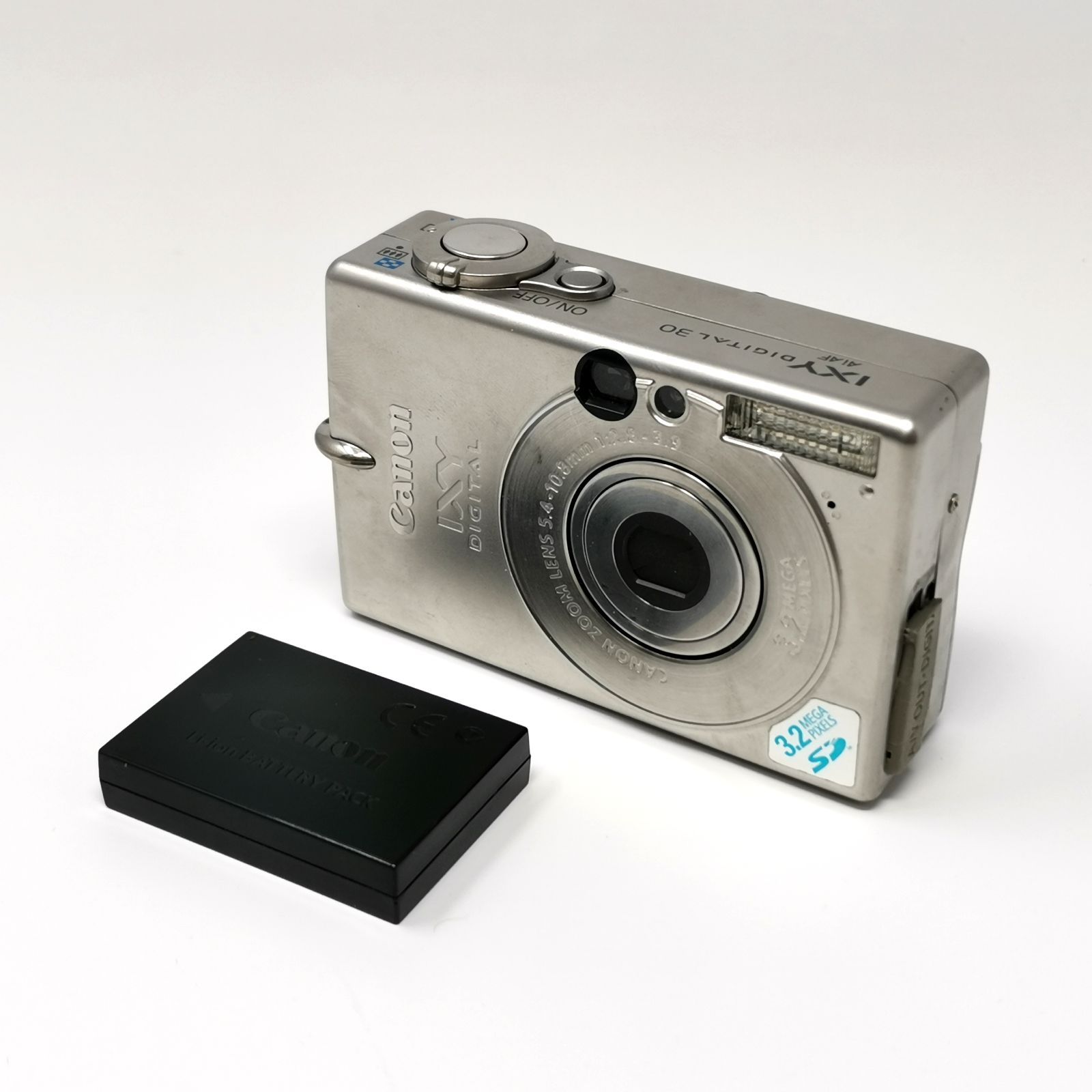 Canon IXY DIGITAL 30 PC1035 コンパクトデジタルカメラ 中古品 充電器
