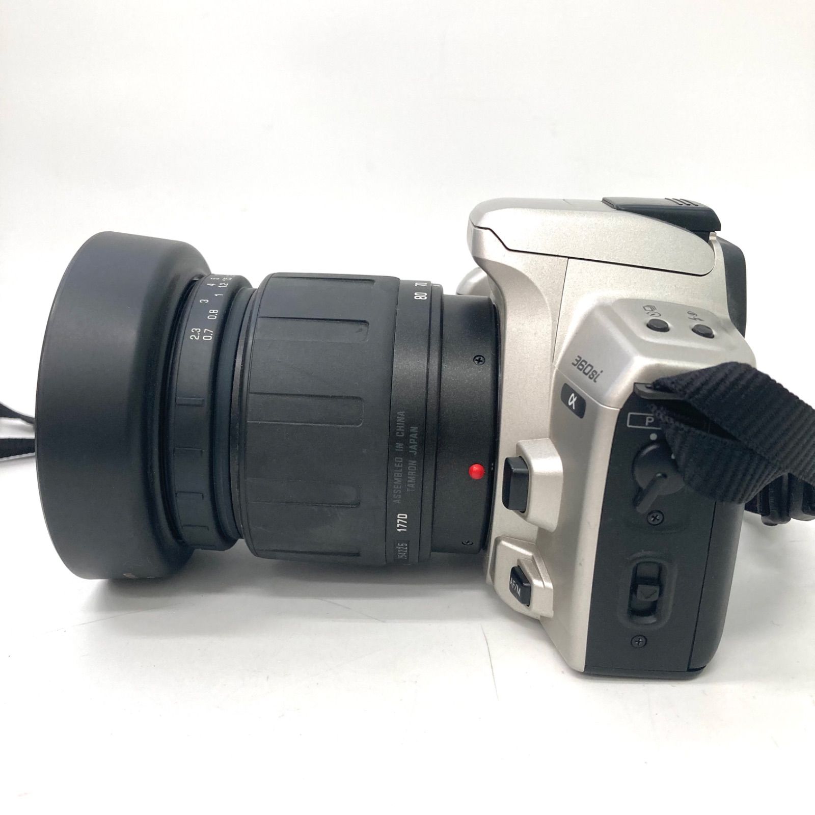 MINOLTA】ミノルタ α-360si フィルムカメラ タムロン レンズ ジャンク