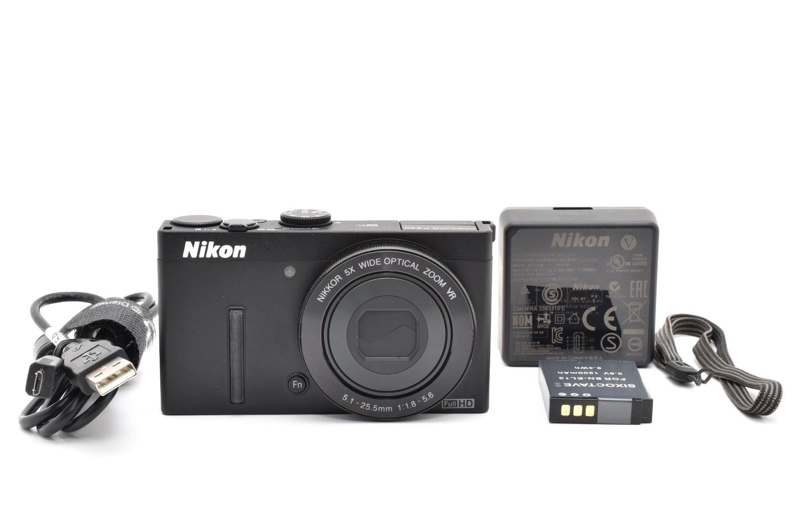 Nikon ニコン COOLPIX P340 ブラック /3211 動作OK 返金保証 - メルカリ