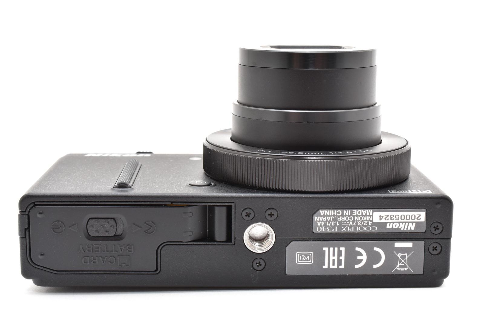 Nikon ニコン COOLPIX P340 ブラック /3211 動作OK 返金保証 - メルカリ