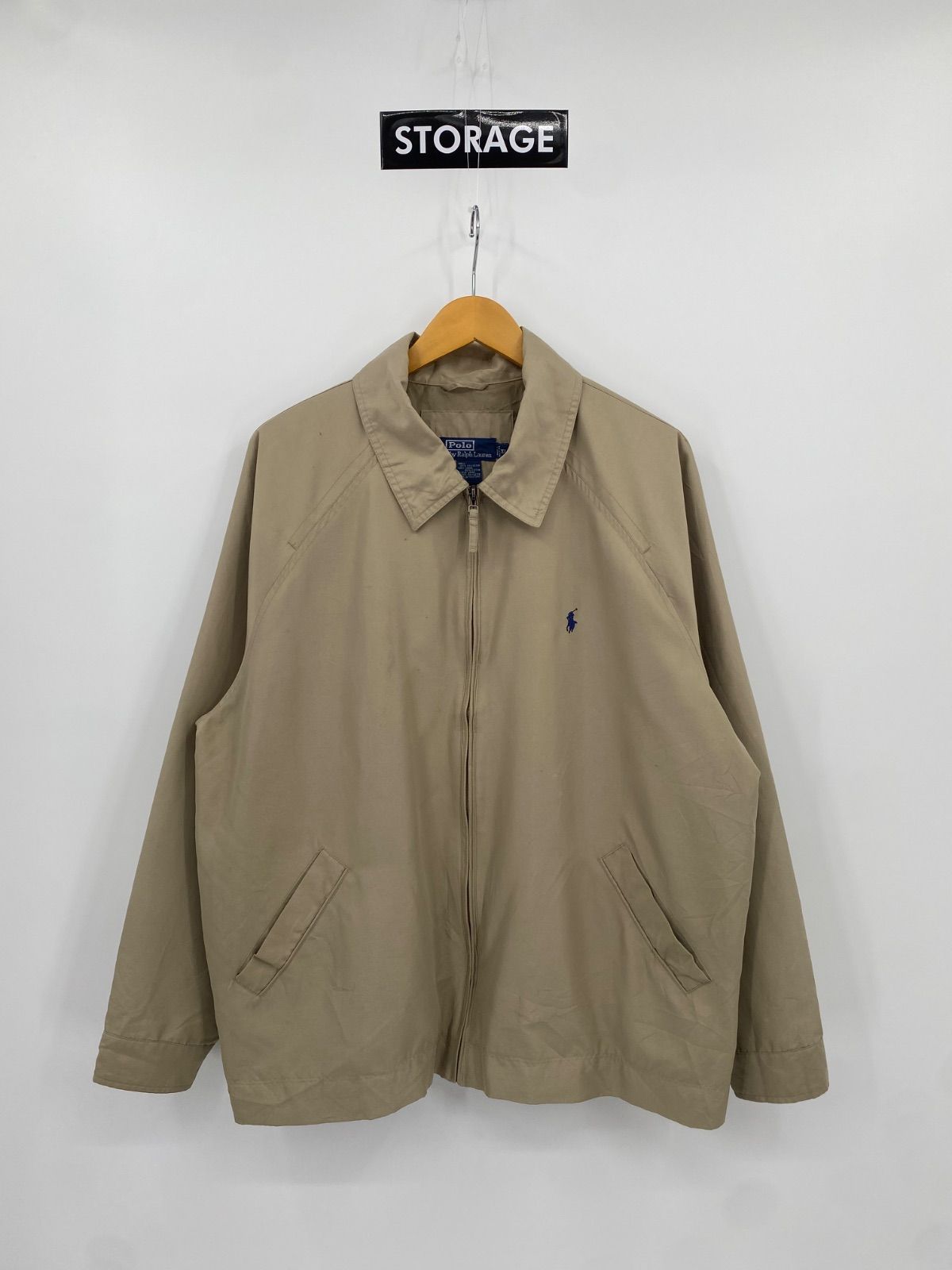 【古着】Polo Ralph Lauren Harrington Jacket Windbreaker XL ポロ ラルフローレン スイングトップ ジャケット