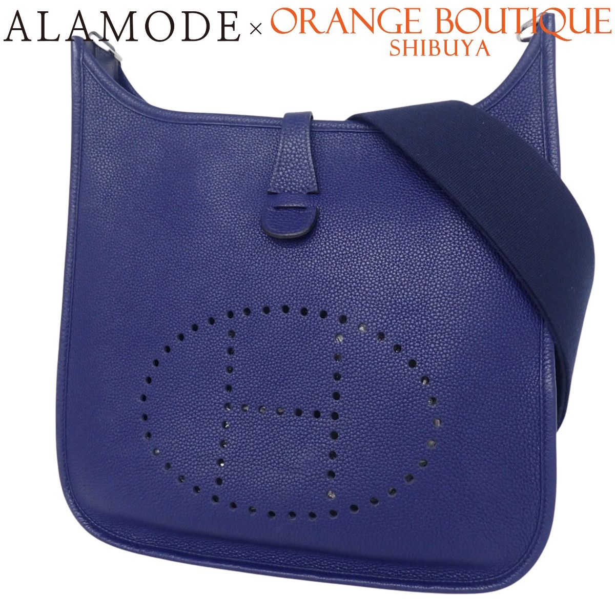HERMES(エルメス) エヴリン3PM ブルーサフィール ブルー青 トリヨンクレマンス パラジウム金具 シルバー金具 C刻印 ショルダーバッグ 肩掛け 斜め掛け エブリン ユニセックス 40802194632【中古】【アラモード】