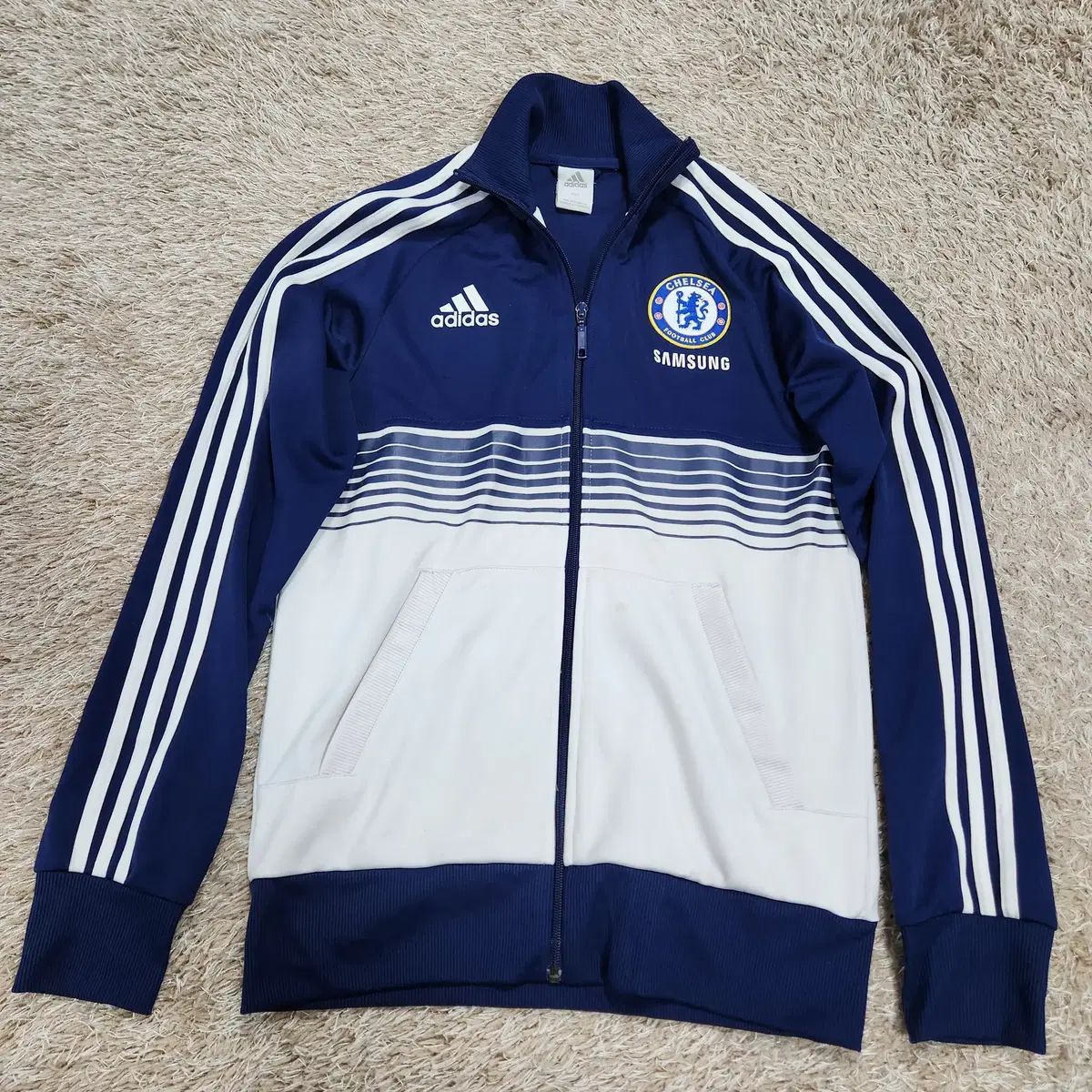 (ヴィンテージボックス) adidas アディダス 正規品 チェルシー FC バイカラー トラックジャージ 100