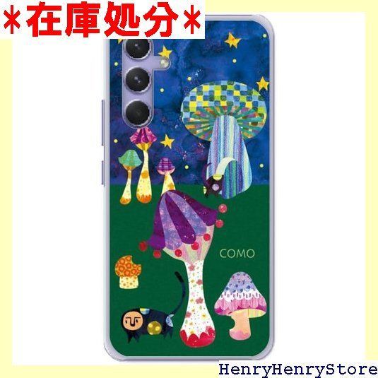 Oデザイン Galaxy S25 SC-51F 対応 ケース Galaxy S25 SCG31 対応 スマホケース ギャラクシー sc51fケース アニマル柄 ハードケース 保護 スマホカバー キノコの夜 スター 星空 2825