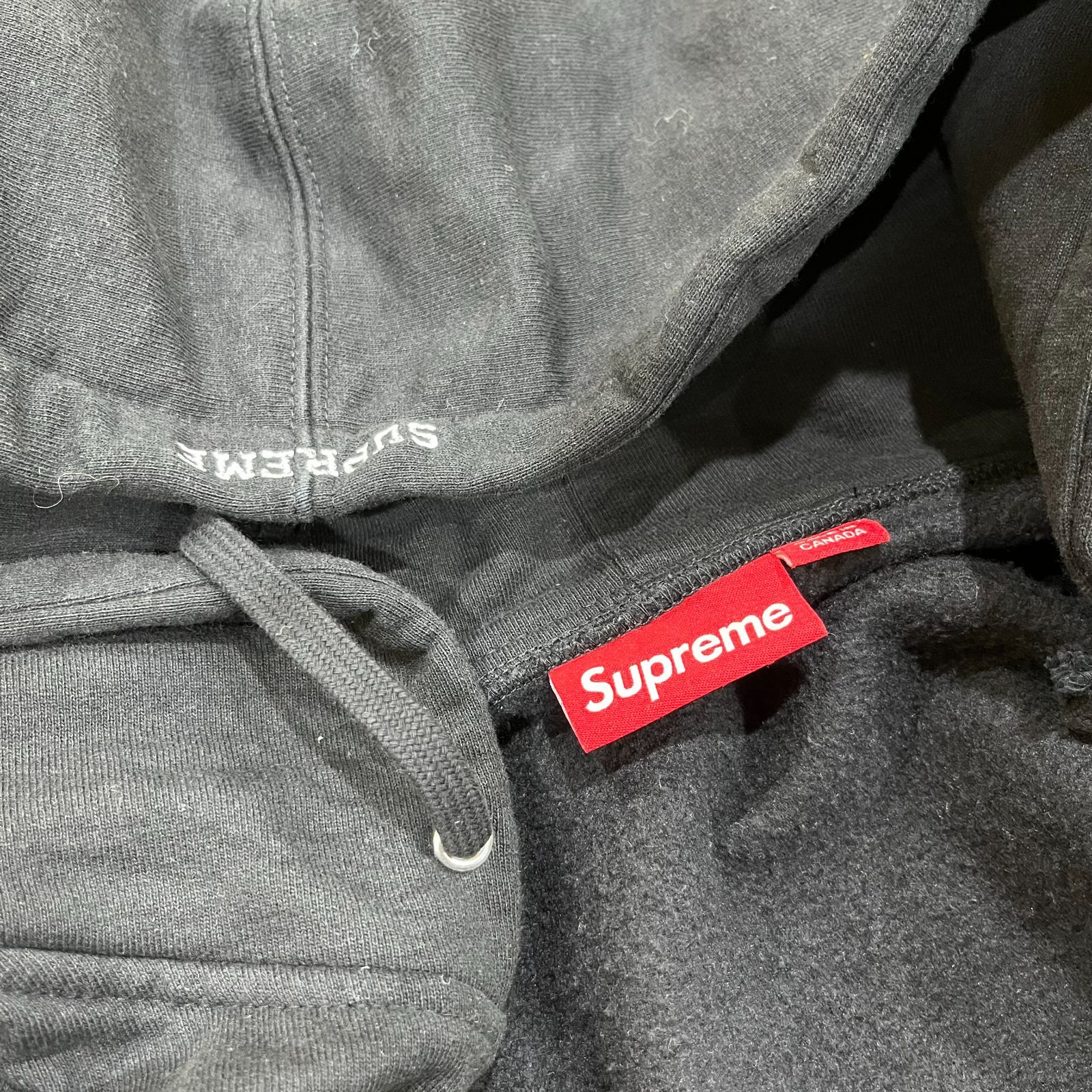 中古○Supreme/シュプリーム○ S Logo Zip Up Hooded Sweatshirt Black 