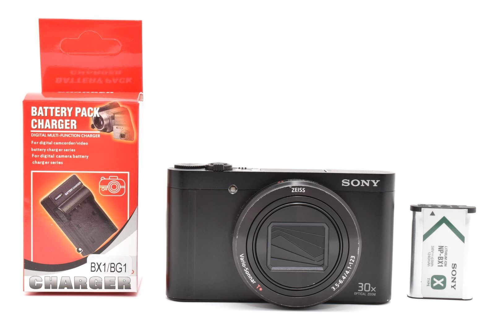 SONY ソニー Cyber-Shot DSC-WX500 ブラック /3215 動作OK 返金保証