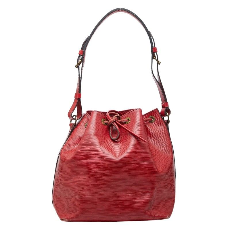 ルイ ヴィトン エピ プチノエ ショルダーバッグ M44107 カスティリアンレッド レザー レディース LOUIS VUITTON【1-0268683】