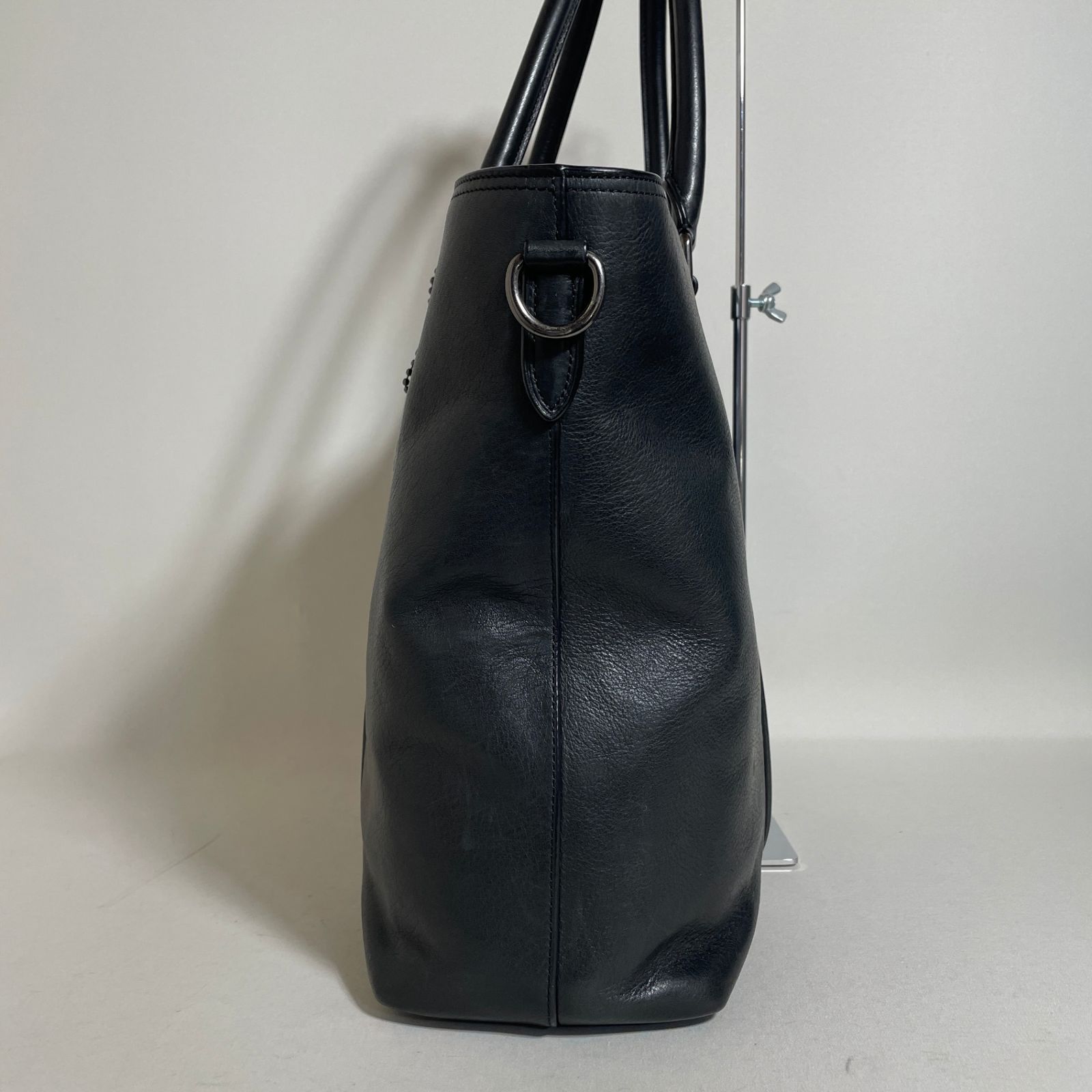 2604-304｜美品｜コーチ 2WAYトートバッグ レザー ブラック - メルカリ