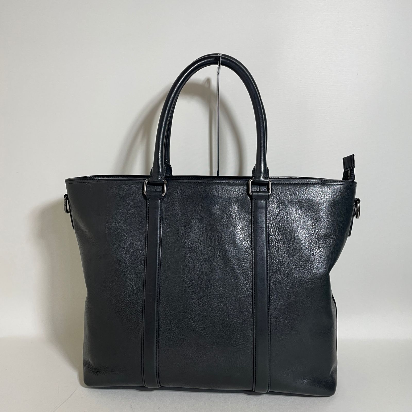 2604-304｜美品｜コーチ 2WAYトートバッグ レザー ブラック - メルカリ