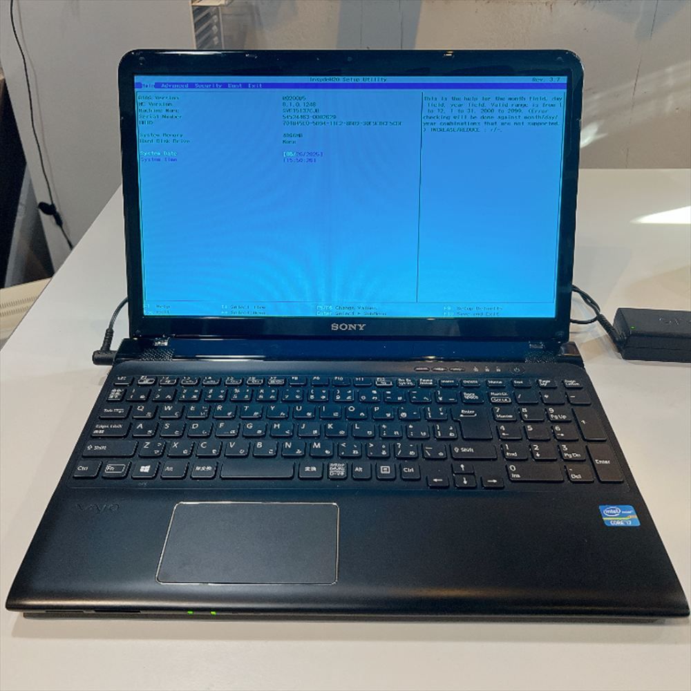 Sony VAIO13他まとめジャンクタブレット/リーダー/モデム類？詳細不明 ジャンクPC】 SONY VAIO SVE15137CJB ノートPC 第3世代i7 メモリ4GB