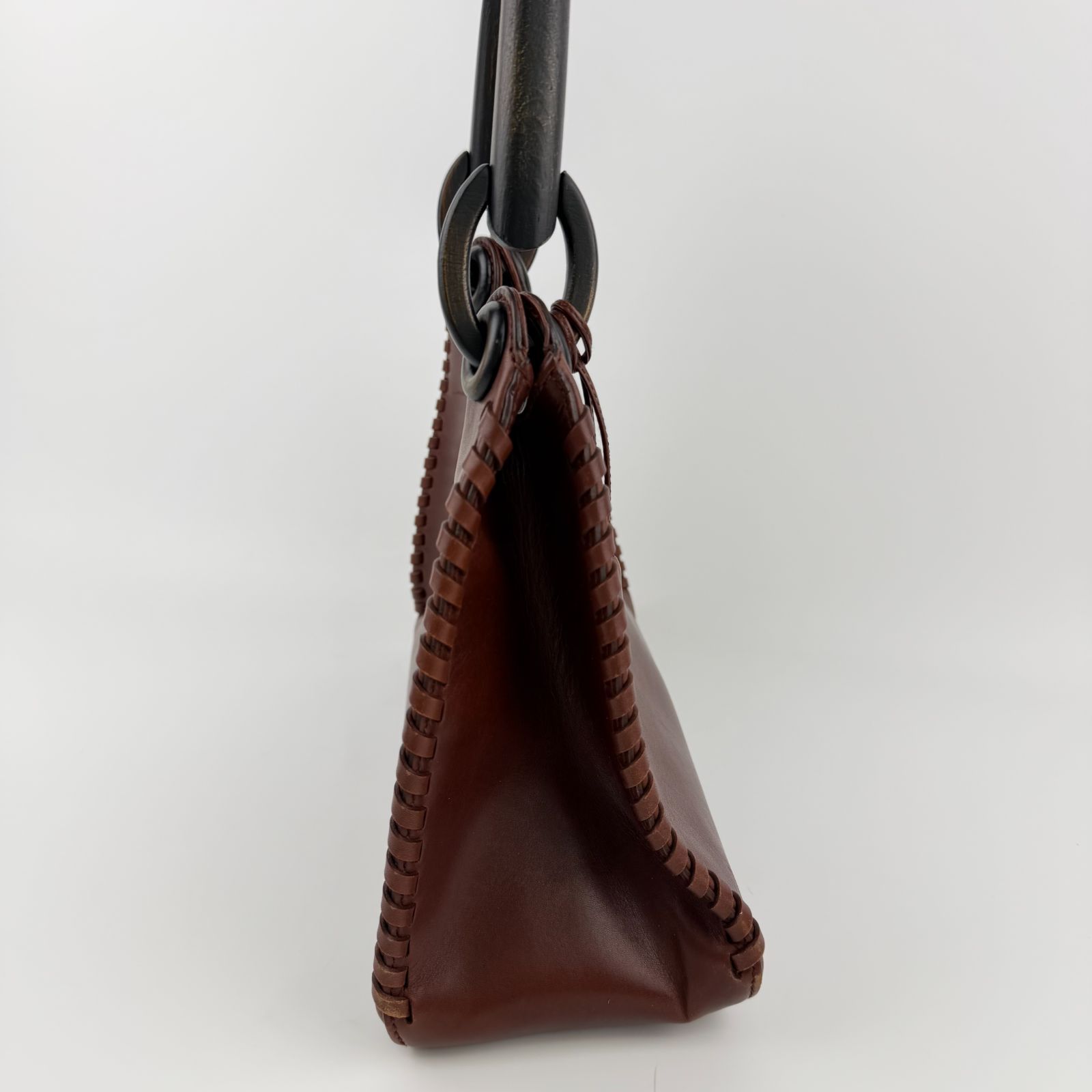 中古】GUCCI グッチ ショルダーバッグ ホーボーバッグ レッド レザー