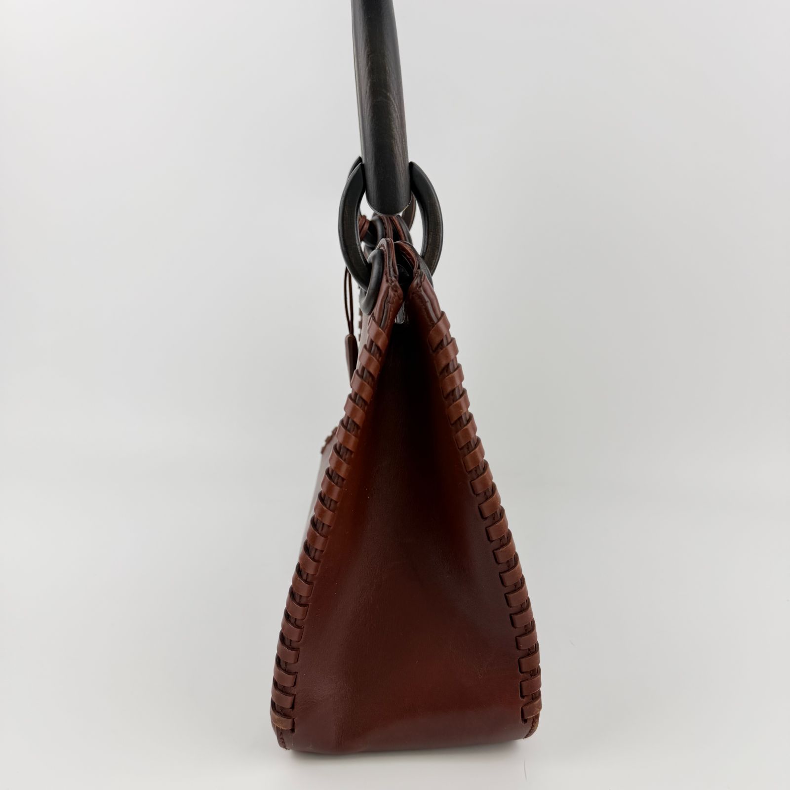 中古】GUCCI グッチ ショルダーバッグ ホーボーバッグ レッド レザー 