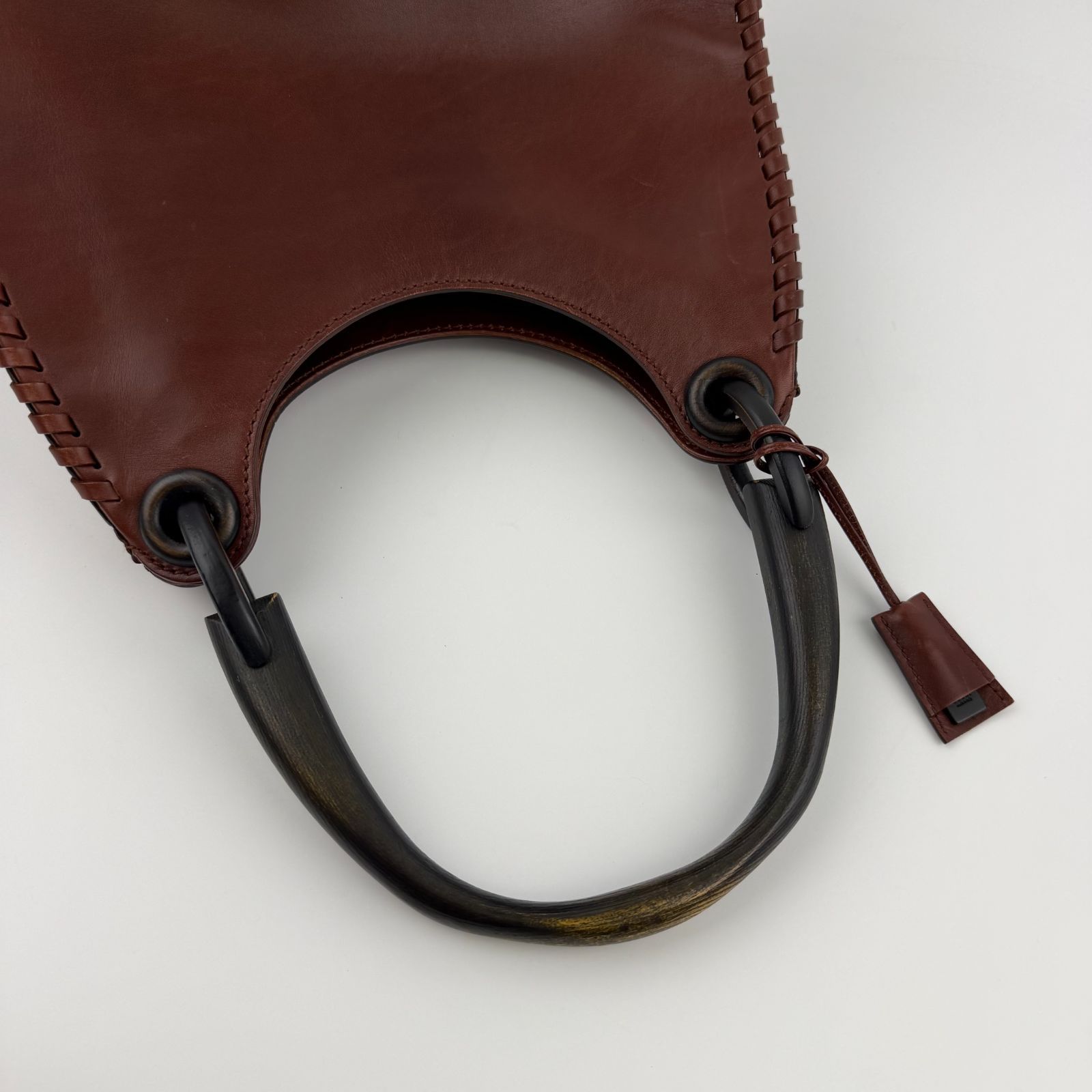 中古】GUCCI グッチ ショルダーバッグ ホーボーバッグ レッド レザー