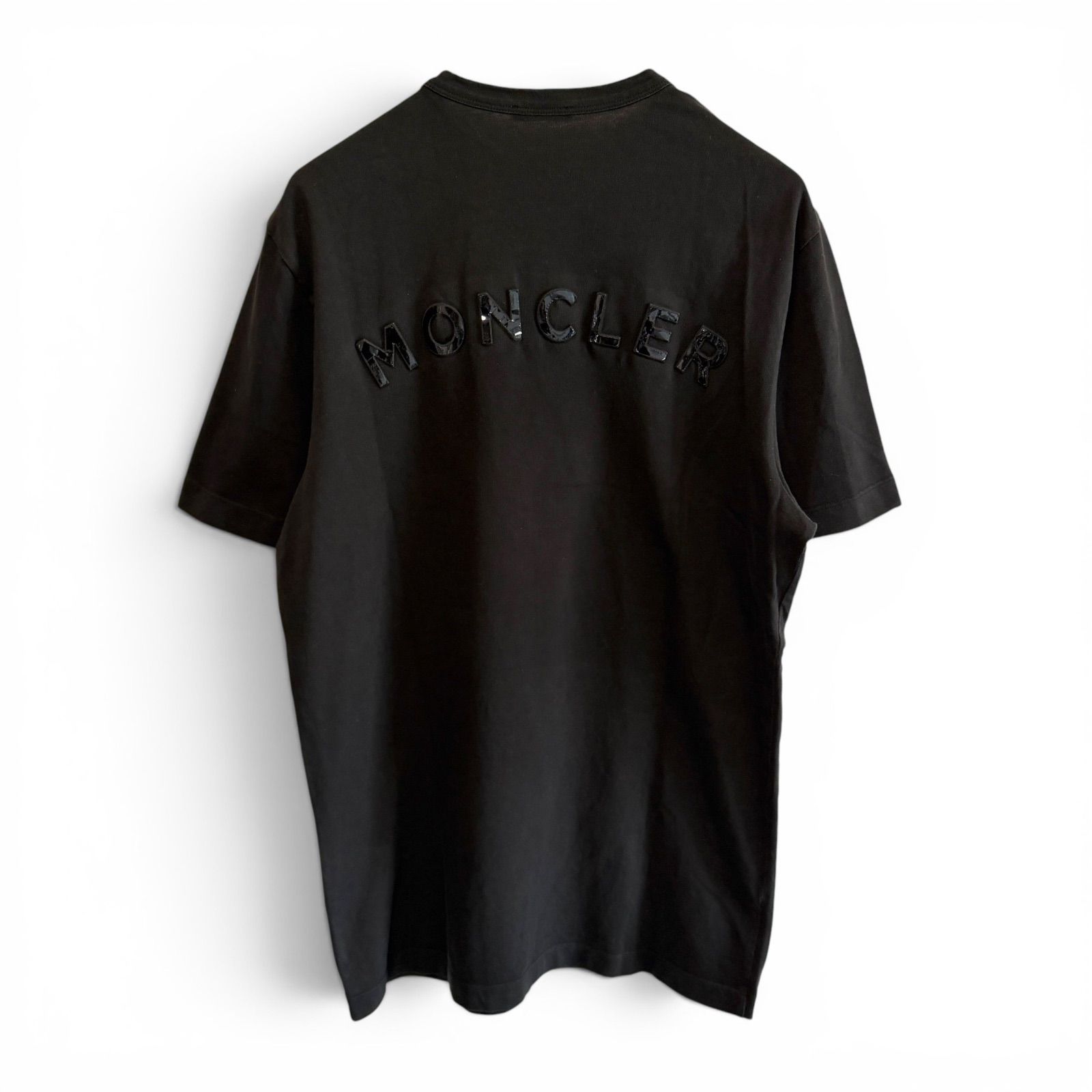 MONCLER モンクレール Tシャツ レタリングラバーワッペン ロゴパッチ 