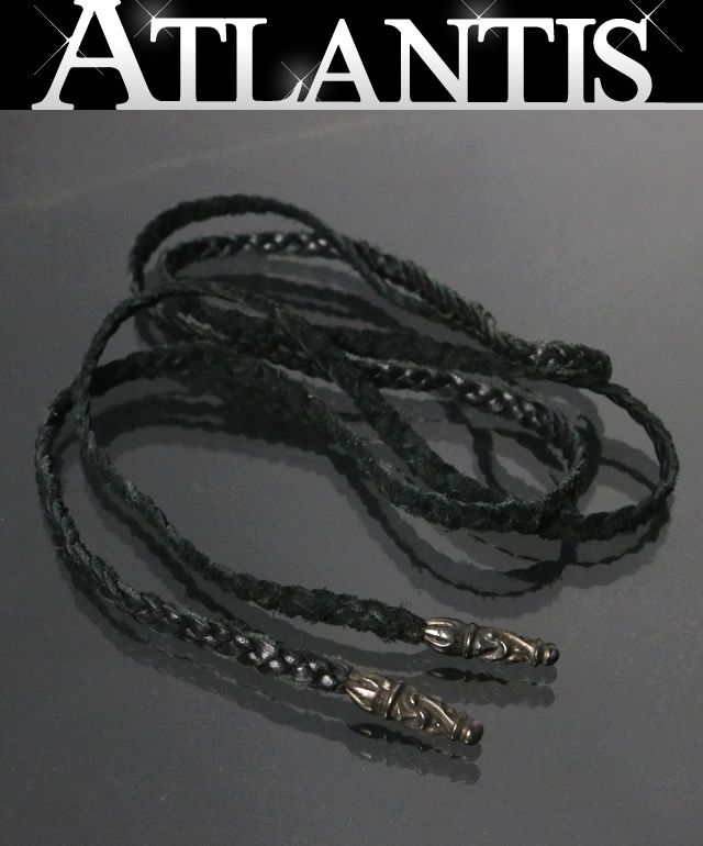 CHROME HEARTS 銀座店 クロムハーツ スクロール ボロチップ レザー