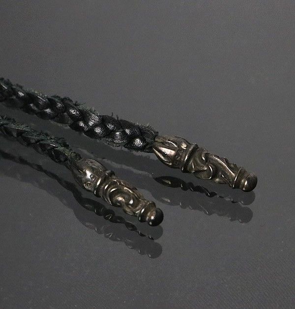 CHROME HEARTS 銀座店 クロムハーツ スクロール ボロチップ レザー